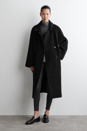 COS Women's Leggings Med Dragkedja Vid Manschett in Grå