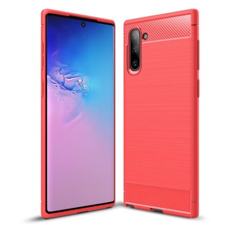 Carbon Flex Samsung Galaxy Note 10 skal - Röd