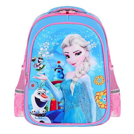 Frozen/Prinsessa Sofia Lasten Tyttöjen Reppu Kirjalautut Kevyt Suuri Kapasiteetti Peruskoulu Reppu Lahjat Frozen Blue