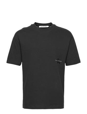 Off Placed Over D Iconic Tee Black Calvin Klein Jeans