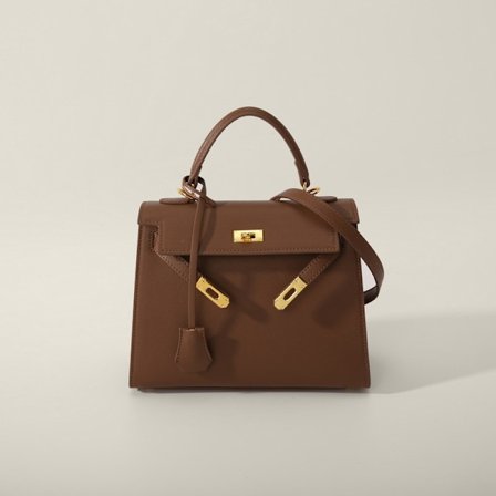 High Quality Handmade Women Shoulder Bags Small Size 22x7x16 Brown Coffee brown-XM1-