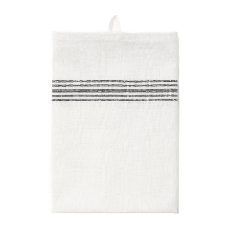 Åhléns Home Kökshandduk med ränder CHEFFY 50x70 cm Kökstextil Vit ONESIZE