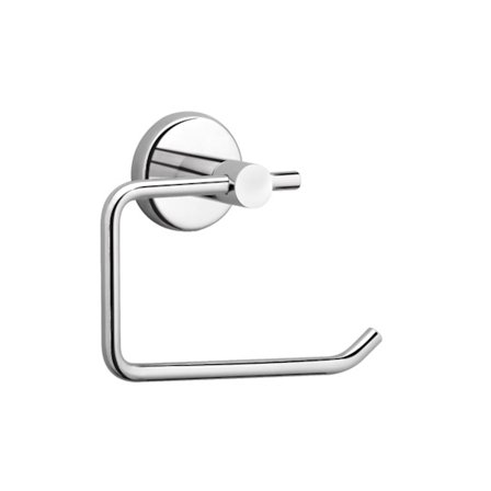 Toiletpapirholder til vægmontering (ikke selvklæbende) Krom toiletpapirholder i rustfrit stål - Toiletpapirholder i messing