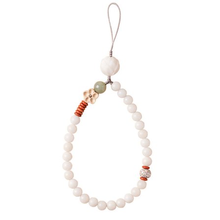 Telefon handledsrem Buddha pärlor mobiltelefon rem nyckelband