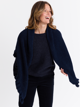 MATCH - Frida Skjerf - Marie Philippe - Str. ONESIZE - Dame - Tilbehør - Blå - 32% alpakka, 32% ull, 32% polyamid, 4% elastan