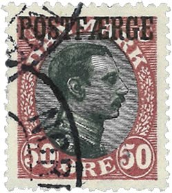 Danmark 1920 - Postfærgemærke AFA 3 - Stemplet