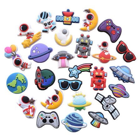 50 stk. tilfældige PVC-sko dekorationer til Crocs