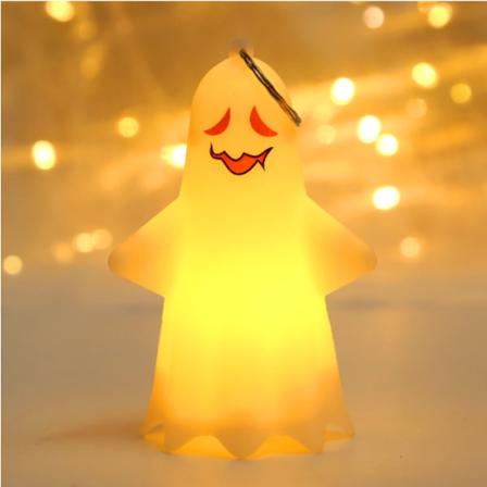 Spöklampa Ornament med Hängande Ring - Söt Mini Hängande B