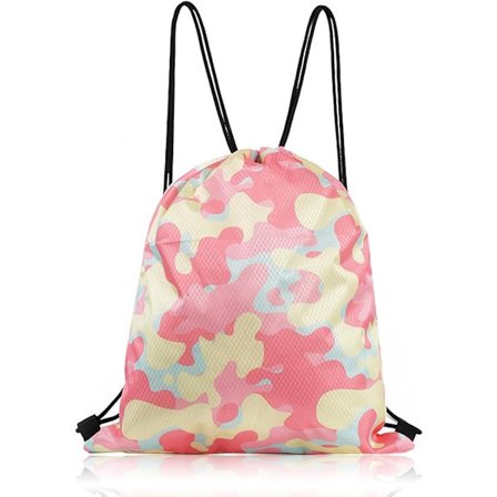 Svømmetaske - Gymnastiktaske - Svømmetaske til piger og drenge, Vandtæt svømmetaske, Børnesvømmetaske, Snøretaske til piger, Våd og tør adskillelse, 