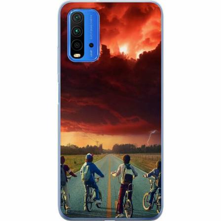 Xiaomi Redmi 9t Genomskinligt Skal Stranger Things