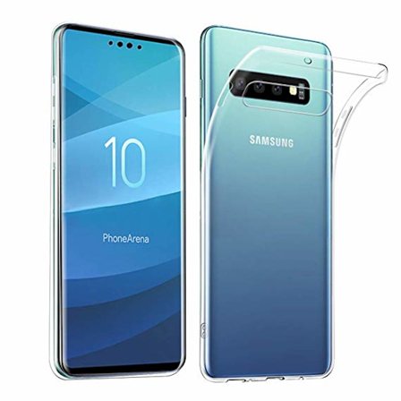 Samsung S10 Plus Kuori läpinäkyvää kumia