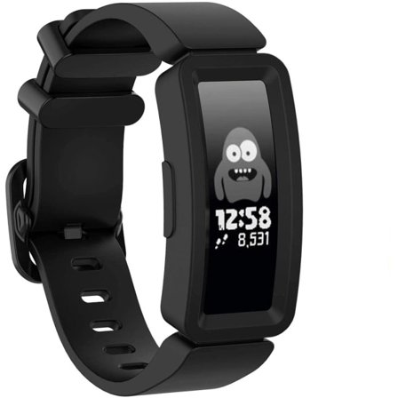 Fitbit Ace 2/Inspire/Inspire HR armbånd silikone Sort_MGF