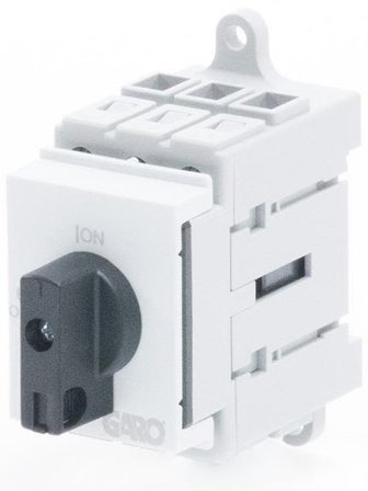 Garo 108551 Huvudbrytare 3-polig, 400 V 40 A, Anslutningsdon & kablar