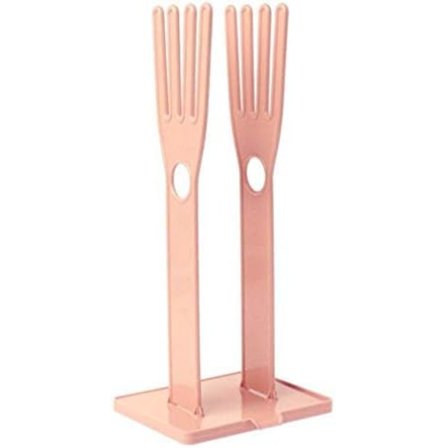 Removable Kitchen Glove Holder, Rubber Glove Dryer (Pink)