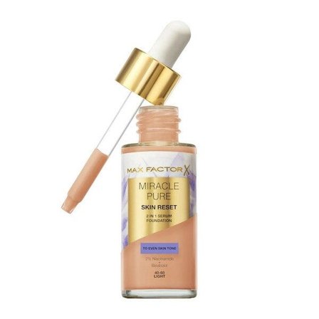 Max Factor Fondotinta Miracle Pure Skin Reset 2 in 1 Siero 30ml -