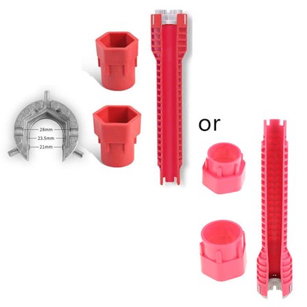 Reparations- och installationsverktyg, kran- och diskbänksinstallationsverktyg, vattenrörsnyckel