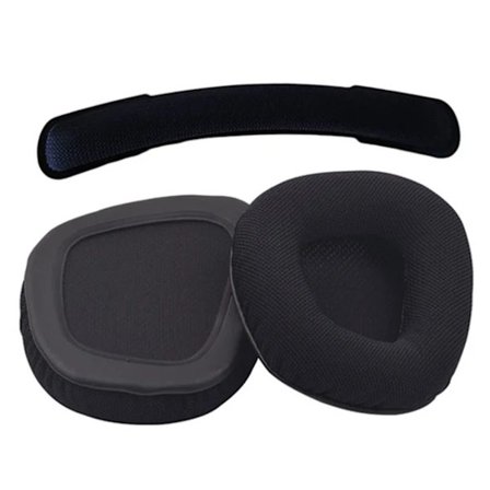 1 par öronkuddar för Corsair VOID PRO byte av hörlurar för spelheadset Cover Memory Foam Öronkuddar Pannband Hörselkåpa