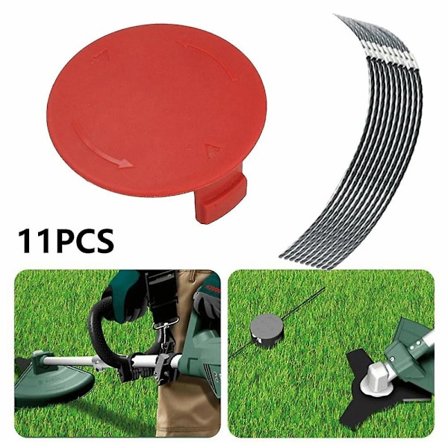 For Bosch AFS 23-37 Kantklipper 10STK Gressklipper Trimmertråder + 1STK Klipperhette DCQW