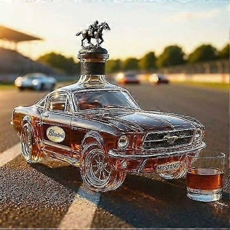 350ml Whiskeykaraff, Örn, Tax, Uggla Formad Flaska