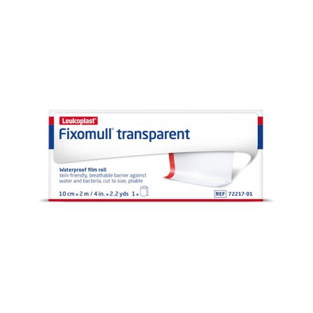 Fixomull Transparent Garza Adesiva 2mx10cm - Impermeabile