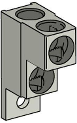 Schneider Electric ComPact LV429218 Kabelklemme 2x 50-120 mm², for NSX 10-250, 3-pakk, Elfordeling & strømforsyning