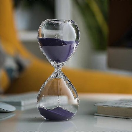 5/15/30/60 Minutter Ny Nordisk Glassdråpe Timeglass Timer Kreativ Hjemmedekorasjon Håndverk Dekorasjon Valentinsdagsgave