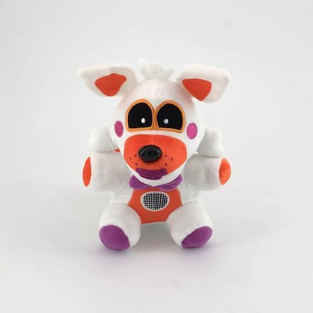 FNAF Five Nights Harem -peli Lolbit 20cm Unelmainen valkoinen kettu pehmolelu, syntymäpäivälahja lapsille