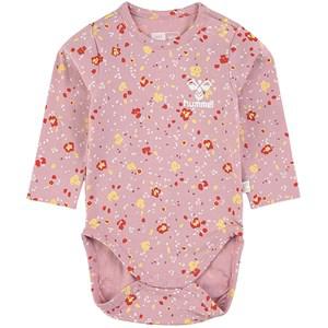 Kids - Hummel Pink Mira Branded Printed Baby Body 74 cm - All in ones - 74 cm - Pink