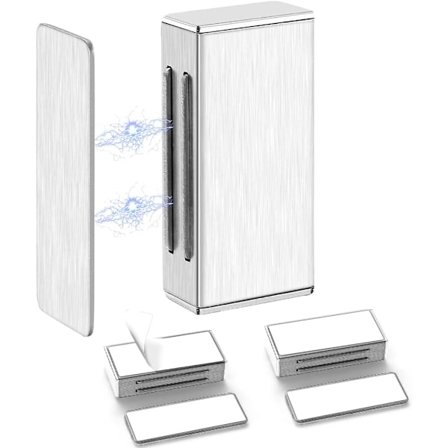 Selvklæbende magnet til skabslåge, 2 stk. magneter til køkkenskabslåger uden skruer eller boring, magnetisk lukning med selvklæbende magnet, skab