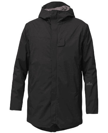 Heat Experience Heated Oslo Coat Mens Black