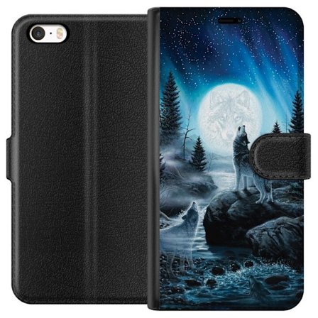 Yhteensopiva Lompakkokotelo Apple Apple iPhone SE (2016) Susi