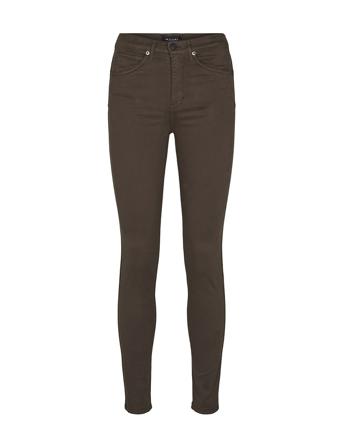 Suede Touch W - Apush High Skinny Jeans Khaki Green SAND
