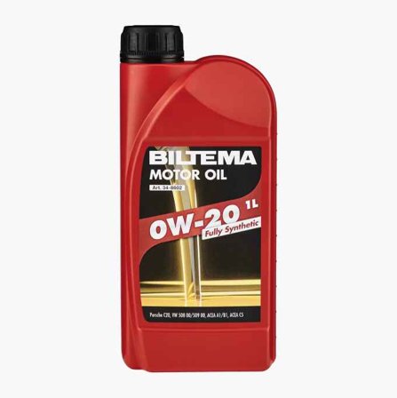 Helsyntetisk motorolja 0W-20 ACEA A1/B1/C5 1 liter