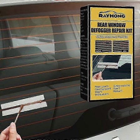 Reparationssæt til dugfjerner til bilrude - Løsning til ridsede varmeledninger