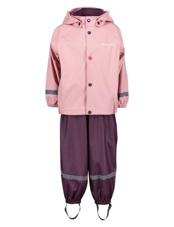 Slaskeman Kids Set 9 Outerwear Rainwear Rainwear Sets Rosa Didriksons*Betinget Tilbud