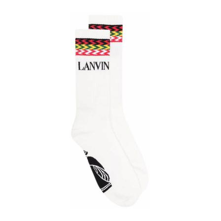 Lanvin Socks Hvid, Herre Strømper, Størrelse: M