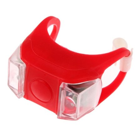 LED Silicone Cykel Foran Bag Lys