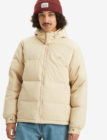 Levi's Rockridge Short Puffer Safari - Cream - L