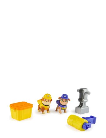 Paw Patrol Rubble & Crew Figure 2 Pack - Rubble & Mix - Multi/patterned - ONE SIZE