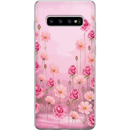 Yhteensopiva Puhelinkuori Samsung Galaxy S10+ Petal Reverie Soft Blush