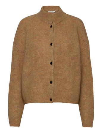 Debbiegz Short Cardigan Noos Strikket Trøje Cardigan Brun Gestuz