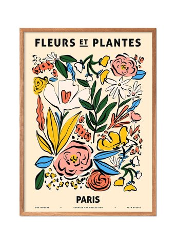 PSTR Studio | Pstr Studio - Zoe - Fleurs Et Plantes - Paris | 30X40CM