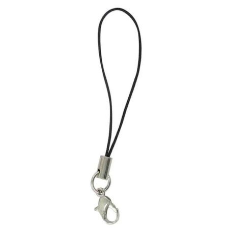 Telefonremmar Fäste gri-gri 5 cm Svart 10 stycken