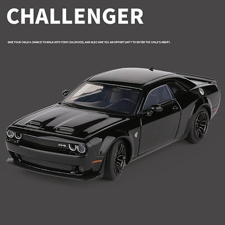 1:32 Dodge Challenger Srt Metalliseos Musle Automalli Diecast Metallinen T