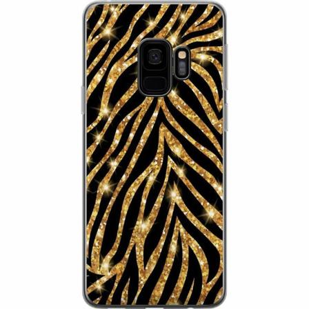 Samsung Galaxy S9 Skal / Mobilskal - Gold & Glitter