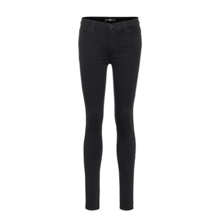 7 For All Mankind, Jeans The Skinny Slim Illusion Zwart, Dames, Maat:W28
