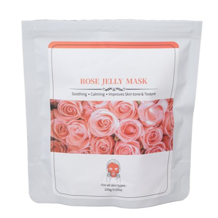 Modellerende Jelly Ansiktsmaske Pulver Fuktighetsgivende Raffinerende Myk Rynkefjerning 100g Rose