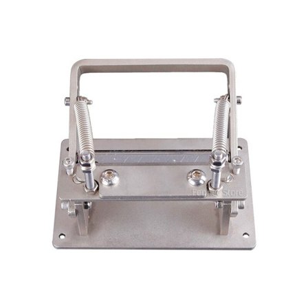 Manuell läder skalare rostfritt gör-det-själv läder remsor bälte manuell kohud läder klyver maskin skär skalare rulle verktyg