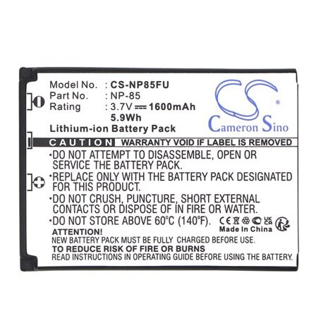 Batteri til kamera til Fujifilm Finepix F305, Finepix SL300, Finepix SL280 osv.
