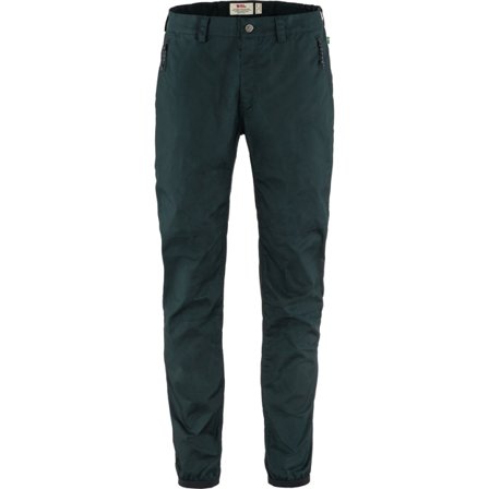 Fjällräven Vardag Pantalons 46/LONG - male - Dark Navy/Bleu - Outdoor Pantalons